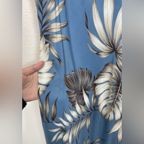 Paradise Motion Hawaiian Leaf Print Sleeveless Dress Women’s 2XL Made in Hawaii - Picture 6 of 14